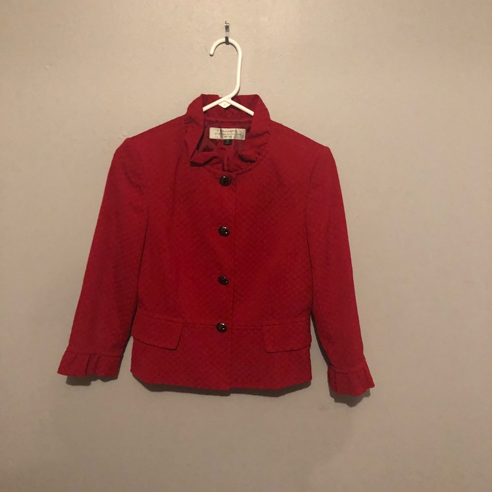 Arthur S. Levine,Tahari. Buttong Front Blazer.Sz2P - Picture 1 of 3